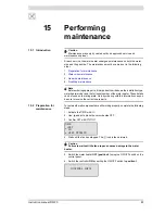 Предварительный просмотр 85 страницы DORCHESTER DR-FC 120 Installation, Comissioning And Maintenance Instructions