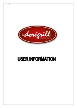 Preview for 3 page of DOREGRILL D-ONE User Manual