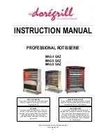 Preview for 1 page of DOREGRILL MAG 4 GAZ Instruction Manual