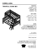 Preview for 1 page of Dorel Asia 0-65857-17442-7 Instruction Booklet