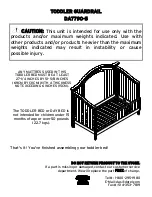 Preview for 7 page of Dorel Asia 0-65857-17460-1 Instruction Booklet