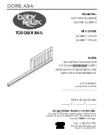 Dorel Asia 0-65857-17744-2 Instruction Booklet preview