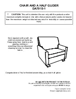 Preview for 6 page of Dorel Asia 0-65857-21294-5 Assembly Instructions Manual