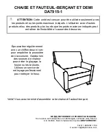 Preview for 18 page of Dorel Asia 0-65857-21294-5 Assembly Instructions Manual