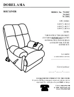 Preview for 1 page of Dorel Asia 75-3MC Instruction Booklet