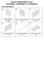 Предварительный просмотр 17 страницы Dorel Asia baby relax 2-IN-1 CONVERTIBLE CRIB Instruction Booklet