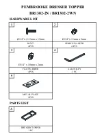 Предварительный просмотр 3 страницы Dorel Asia Bertini PEMBROOKE BR1302-2N Instruction Booklet