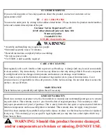 Preview for 2 page of Dorel Asia DA4032T Instruction Booklet