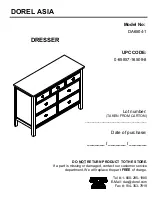 Preview for 1 page of Dorel Asia DA6504-1 Manual