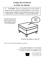 Preview for 5 page of Dorel Asia DA7099 Instruction Booklet