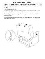 Preview for 5 page of Dorel Asia DA7144BR-MNG Instruction Booklet