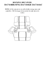 Preview for 6 page of Dorel Asia DA7144BR-MNG Instruction Booklet