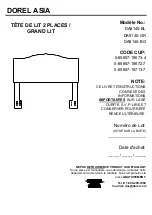 Preview for 15 page of Dorel Asia DA8140-BG Instruction Booklet