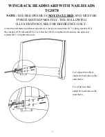 Предварительный просмотр 7 страницы Dorel Asia TG3878 Manual