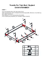 Предварительный просмотр 5 страницы Dorel Asia Trundle DA1010TB10MOV Installation Manual