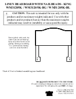 Preview for 7 page of Dorel Asia WM31205K Manual