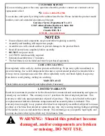 Preview for 2 page of Dorel Asia WM4015H-FQ Instruction Booklet