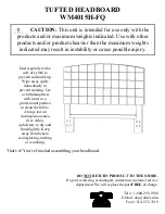 Preview for 8 page of Dorel Asia WM4015H-FQ Instruction Booklet