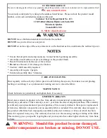 Preview for 2 page of Dorel Asia WM7144 Instruction Booklet