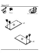 Preview for 19 page of Dorel Home Products 5277296PCOMUK Assembly Instructions Manual