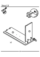 Preview for 20 page of Dorel Home Products 5277296PCOMUK Assembly Instructions Manual