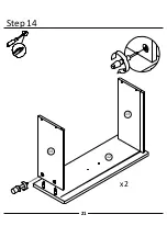 Preview for 21 page of Dorel Home Products 5277296PCOMUK Assembly Instructions Manual