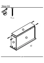 Preview for 23 page of Dorel Home Products 5277296PCOMUK Assembly Instructions Manual