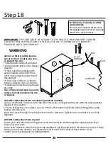 Preview for 25 page of Dorel Home Products 5277296PCOMUK Assembly Instructions Manual