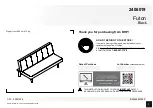 Dorel Home Products Futon 2406019 Assembly Instructions Manual preview