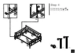 Предварительный просмотр 10 страницы Dorel Home Products Metal Daybed and Trundle Queen White Manual