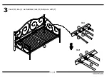 Предварительный просмотр 8 страницы Dorel Home Products Victoria Metal Daybed 5544196 Instruction Booklet