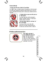 Предварительный просмотр 14 страницы Dorel Juvenile Group Backless Pronto Instruction Manual