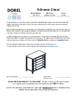 Dorel Living 0-65857-17162-4 Assembly Instruction Manual preview