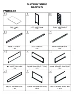 Preview for 4 page of Dorel Living 0-65857-17162-4 Assembly Instruction Manual