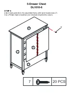 Preview for 10 page of Dorel Living 0-65857-17162-4 Assembly Instruction Manual