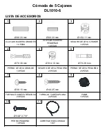 Preview for 21 page of Dorel Living 0-65857-17162-4 Assembly Instruction Manual