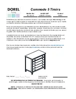 Preview for 37 page of Dorel Living 0-65857-17162-4 Assembly Instruction Manual