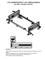 Preview for 50 page of Dorel Living 0-65857-17298-0 Assembly Instructions Manual