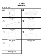 Предварительный просмотр 3 страницы Dorel Living 0-65857-17410-6 Manual