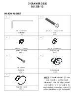 Preview for 3 page of Dorel Living 0-65857-17485-4 Assembly Instructions Manual