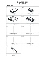 Preview for 4 page of Dorel Living 0-65857-17485-4 Assembly Instructions Manual