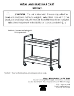 Предварительный просмотр 10 страницы Dorel Living 0-65857-17697-1 Manual