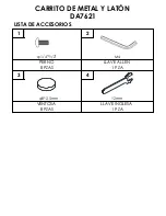 Предварительный просмотр 14 страницы Dorel Living 0-65857-17697-1 Manual