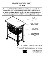 Preview for 17 page of Dorel Living 0-65857-17773-2 Assembly Instructions Manual