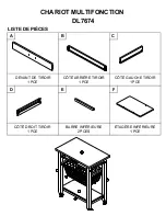 Preview for 40 page of Dorel Living 0-65857-17773-2 Assembly Instructions Manual