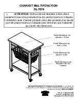 Preview for 53 page of Dorel Living 0-65857-17773-2 Assembly Instructions Manual