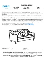 Preview for 1 page of Dorel Living 0-65857-17941-5 Manual