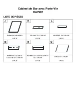 Preview for 49 page of Dorel Living 0-65857-18280-4 Assembly Instruction Manual