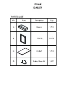 Preview for 3 page of Dorel Living 0-65857-18825-7 Assembly Instructions Manual