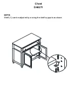 Preview for 4 page of Dorel Living 0-65857-18825-7 Assembly Instructions Manual